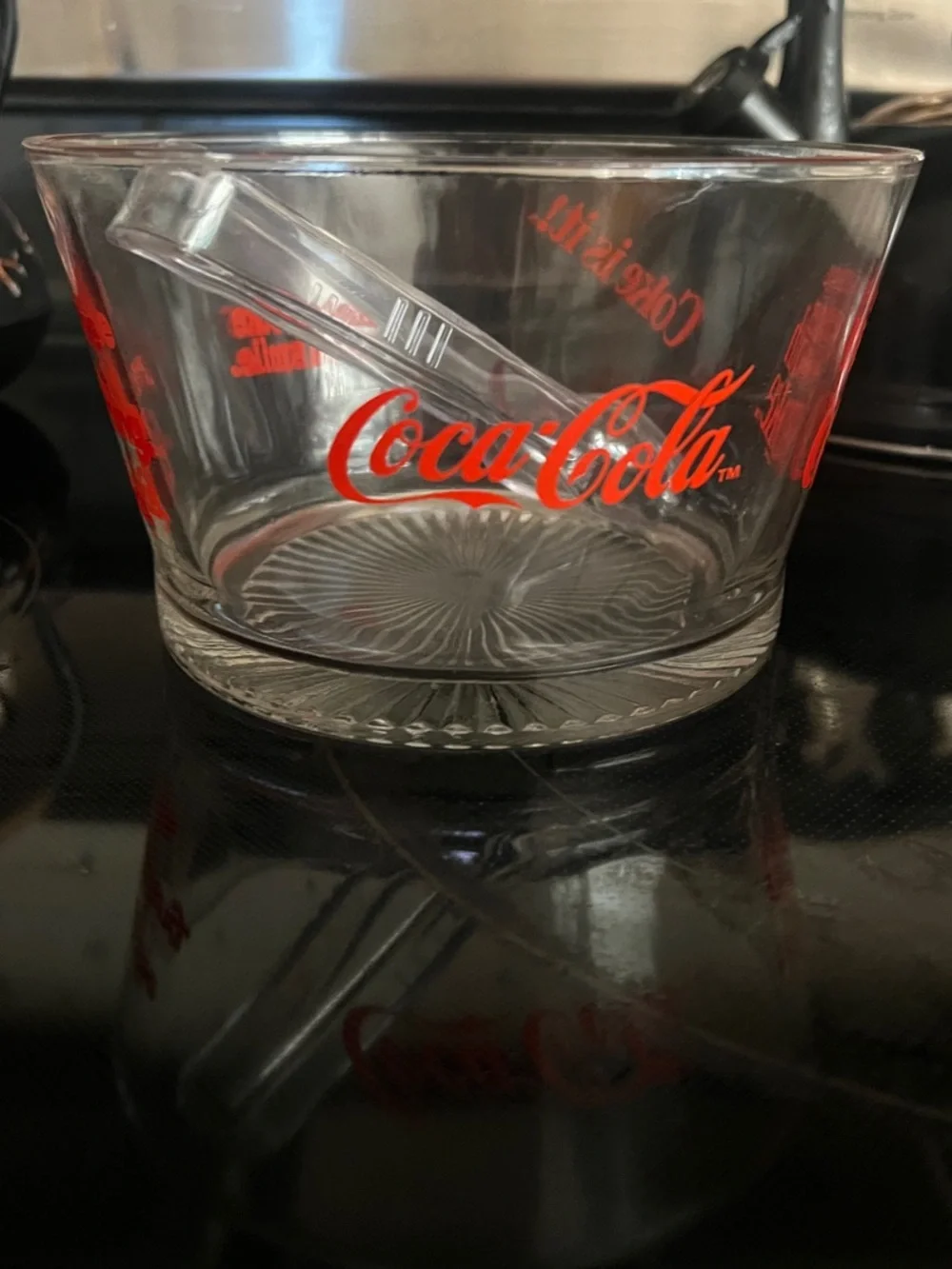 Coca-Cola Glass Ice Bucket